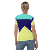 Close-up of Tree Pose Tranquility T-Shirt design.